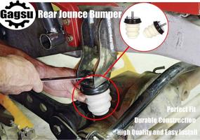 img 2 attached to 🔧 15712438 523-049 Rear Jounce Bumper - Compatible with Chevrolet / GMC Models - Rubber Axle Bumpers (2pack)