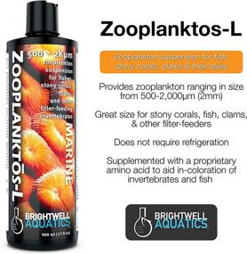 img 2 attached to 🐟 Brightwell Aquatics Zooplanktos L - Premium Zooplankton Suspension for Optimal Nutrition of Fish, Stony Corals, Clams, and Filter-Feeding Species