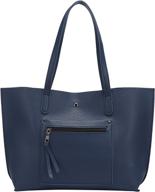 loiral capacity shoulder pebbled leather women's handbags & wallets ~ totes logo