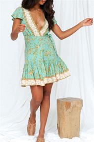 img 1 attached to ZESICA Womens Summer Bohemian Floral Women's Clothing ~ Dresses