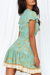 img 2 attached to ZESICA Womens Summer Bohemian Floral Women's Clothing ~ Dresses