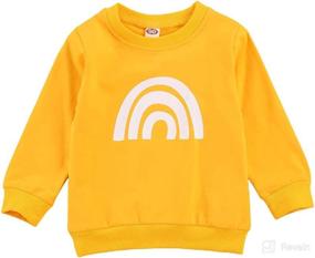 img 4 attached to 👶 Mama's Girl Sweatshirt: Baby Boy's Long Sleeve T-Shirt Pullover Tops - Comfy One Piece Fall/Winter Outfit