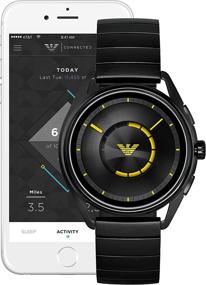 img 1 attached to ⌚ Emporio Armani Smart Stainless Steel Touchscreen Watch