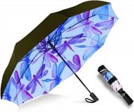 🌂 mrtlloa windproof umbrella - compact folding, reverse umbrella design - automatic, travel umbrellas for women & men - creative gift idea for parents, friends, colleagues, and more! логотип
