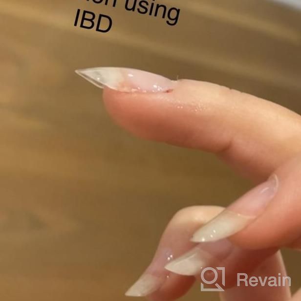 img 1 attached to IBD Building Gel For Hard Nail Extension - Bright White 0.5 Oz review by Brittany Johnson