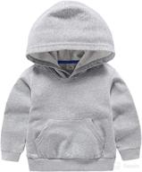 👶 ziweistar unisex toddler baby hoodies: stylish and comfortable fall/winter clothes for boys and girls логотип