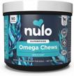 nulo omega-9 dog supplement: soft chews for healthy skin & coat and seasonal allergy relief logo
