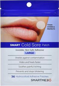 img 3 attached to Get Quick Relief From Cold Sores With SMARTMED Treatment Patches - Large Sized Pack With 36 Patches