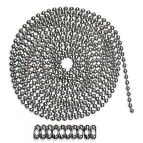 img 1 attached to Ball Chain Stainless Matching Couplings Exterior Accessories