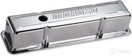 moroso 68102 chrome valve covers logo