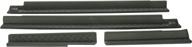 🚪 genuine jeep accessories 82210106: ultimate black plastic door sill guard logo