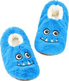 img 4 attached to Panda Bros Slipper Grippers Slippers Boys' Shoes ~ Slippers