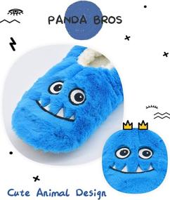 img 3 attached to Panda Bros Slipper Grippers Slippers Boys' Shoes ~ Slippers