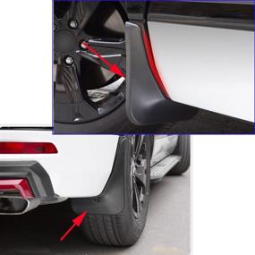 img 1 attached to 🚗 4Pcs Mud Guards for VW Passat 2011-2018 - Auto Mud Flaps Splash Guards Mudguards Mudflaps Fender Set