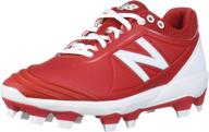 new balance womens molded baseball women's shoes ~ athletic logo