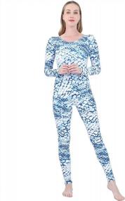 img 4 attached to Stylish And Stretchable: Aoylisey Women'S Long Sleeve Full Bodysuit Jumpsuit