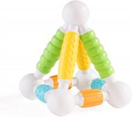 tactile stem building fun: guidecraft grippies builders магнитный набор из 20 предметов для малышей логотип