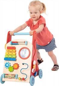 img 4 attached to Busy Baby Deluxe Walker by Fat Brain Toys - Promotes Development and Fun!