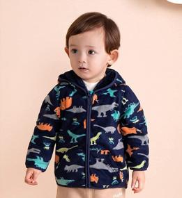 img 3 attached to Toddler Polar Fleece Jacket: Keep Your Baby Warm This Winter With Feidoog!
