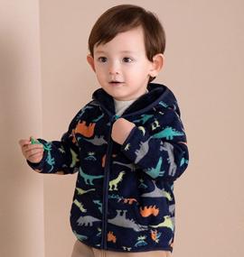 img 1 attached to Toddler Polar Fleece Jacket: Keep Your Baby Warm This Winter With Feidoog!