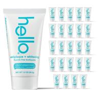 🌿 peppermint anti-plaque whitening toothpaste with fluoride logo