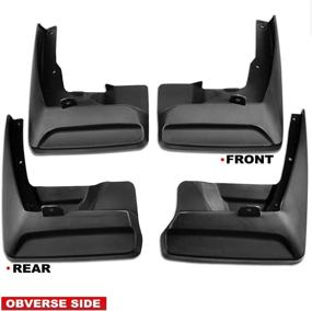 img 2 attached to A-Premium 4pcs Splash Guards Mud Flaps – Compatible with Toyota Sienna Base L CE LE XLE Limited 2011-2017 – Front & Rear Mudguards Mudflaps