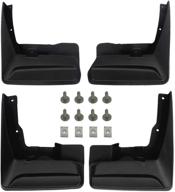 a-premium 4pcs splash guards mud flaps – compatible with toyota sienna base l ce le xle limited 2011-2017 – front & rear mudguards mudflaps логотип