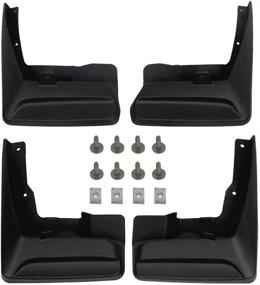 img 4 attached to A-Premium 4pcs Splash Guards Mud Flaps – Compatible with Toyota Sienna Base L CE LE XLE Limited 2011-2017 – Front & Rear Mudguards Mudflaps