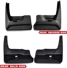 img 1 attached to A-Premium 4pcs Splash Guards Mud Flaps – Compatible with Toyota Sienna Base L CE LE XLE Limited 2011-2017 – Front & Rear Mudguards Mudflaps