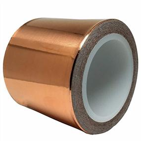 img 4 attached to Copper Foil Tape 2 Inch X 33Ft - Perfect For EMI Shielding And Electrical Conductivity