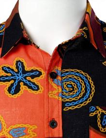 img 1 attached to Men'S Cotton Linen Hawaiian Shirt With Classic Print And Button-Down Design By LucMatton