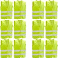 светоотражающие защитные жилеты для мужчин и женщин - сетчатый жилет повышенной видимости зеленого и желтого цветов логотип