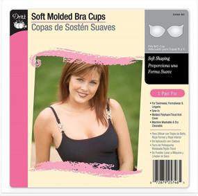img 4 attached to Dritz Women'S Soft Molded Bra Cups For Comfortable And Natural Support (B/C US)