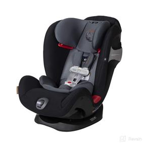 img 4 attached to 🚗 Cybex Gold Eternis S All in 1 Convertible Car Seat with SensorSafe - Pepper Black