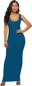 img 4 attached to ·Niehriu Sleeveless Bodycon 111 Purple Green XL Women's Clothing - Dresses