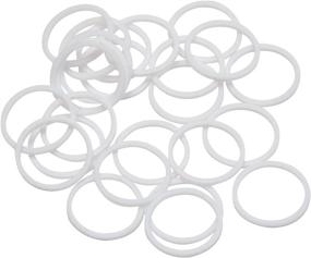 img 1 attached to 🔒 High-Quality Edelmann 70005 Teflon Seals - 25 Pack for Type III Power Steering Systems