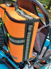 img 6 attached to Waterproof Kayak Seat Back Cooler For Lawn-Chair Style Seats - Skywin Behind Seat Cooler Keeps Drinks Cold All Day While Kayaking