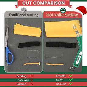 img 2 attached to Huanyu Hot Knife Fabric Cutter Sharp Knife 100W Up To 1112℉, Hot Knife Rope/Foam Cutter 110V, Hot Cutter Knife For Foam / Acrylic Board / Sponge / Insulation Board, Etc