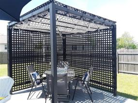 img 3 attached to 🌞 Mytee Products Black 6' x 8' 70% Shade Mesh Tarps with Grommets ROLL-Off: High-Quality and Versatile Shade Solution