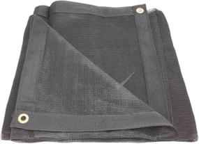 img 4 attached to 🌞 Mytee Products Black 6' x 8' 70% Shade Mesh Tarps with Grommets ROLL-Off: High-Quality and Versatile Shade Solution