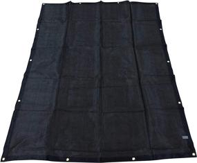 img 2 attached to 🌞 Mytee Products Black 6' x 8' 70% Shade Mesh Tarps with Grommets ROLL-Off: High-Quality and Versatile Shade Solution