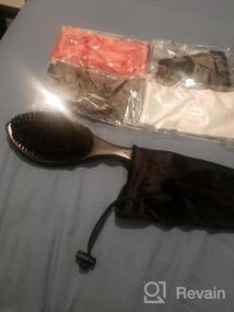 img 5 attached to 3Pcs Durags & 360 Wave Brush Kit For Men - Curved Medium/Hard Hair Brushes + Extra 1 Wave Cap