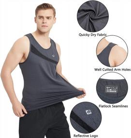 img 3 attached to Men'S Athletic Tank Tops For Muscle Building & Workout: RlaGed Performance Quick Dry Sleeveless Shirts For Sports