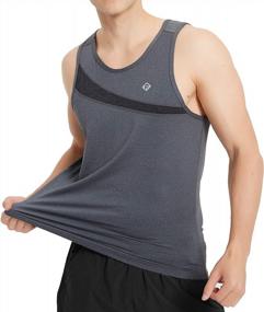 img 4 attached to Men'S Athletic Tank Tops For Muscle Building & Workout: RlaGed Performance Quick Dry Sleeveless Shirts For Sports