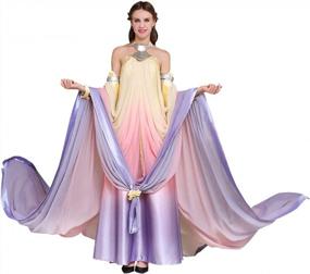 img 4 attached to Queen Padme Amidala Cosplay Dress For Women By CosplayDiy
