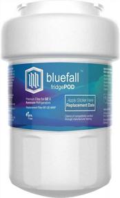 img 2 attached to GE MWF Replacement Refrigerator Water Filter By Bluefall - Value Pack (8) Compatible With GE Water Filters