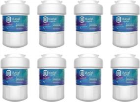 img 4 attached to GE MWF Replacement Refrigerator Water Filter By Bluefall - Value Pack (8) Compatible With GE Water Filters