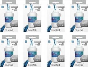 img 3 attached to GE MWF Replacement Refrigerator Water Filter By Bluefall - Value Pack (8) Compatible With GE Water Filters