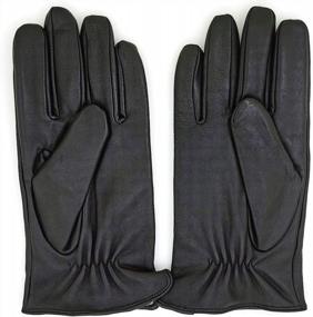 img 4 attached to 🧤 ZLUXURQ Мужские перчатки и варежки из кашемировой кожи с сенсорным экраном: премиальные аксессуары для стиля и функциональности.
