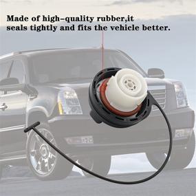 img 1 attached to 🔑 Fuel Cap GT330 Gas Cap 20915842 - Compatible with 2004-2013 Buick Enclave, Cadillac Escalade ESV EXT, Chevy Tahoe, Traverse, Avalanche, Silverado 1500 2500 3500, Suburban, GMC Acadia, Sierra, Yukon, Saturn Outlook & more.